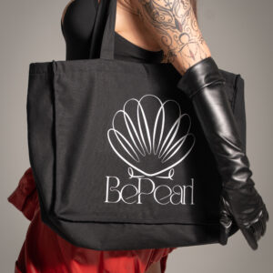 BE PEARL | PARIS TOTE |BLACK